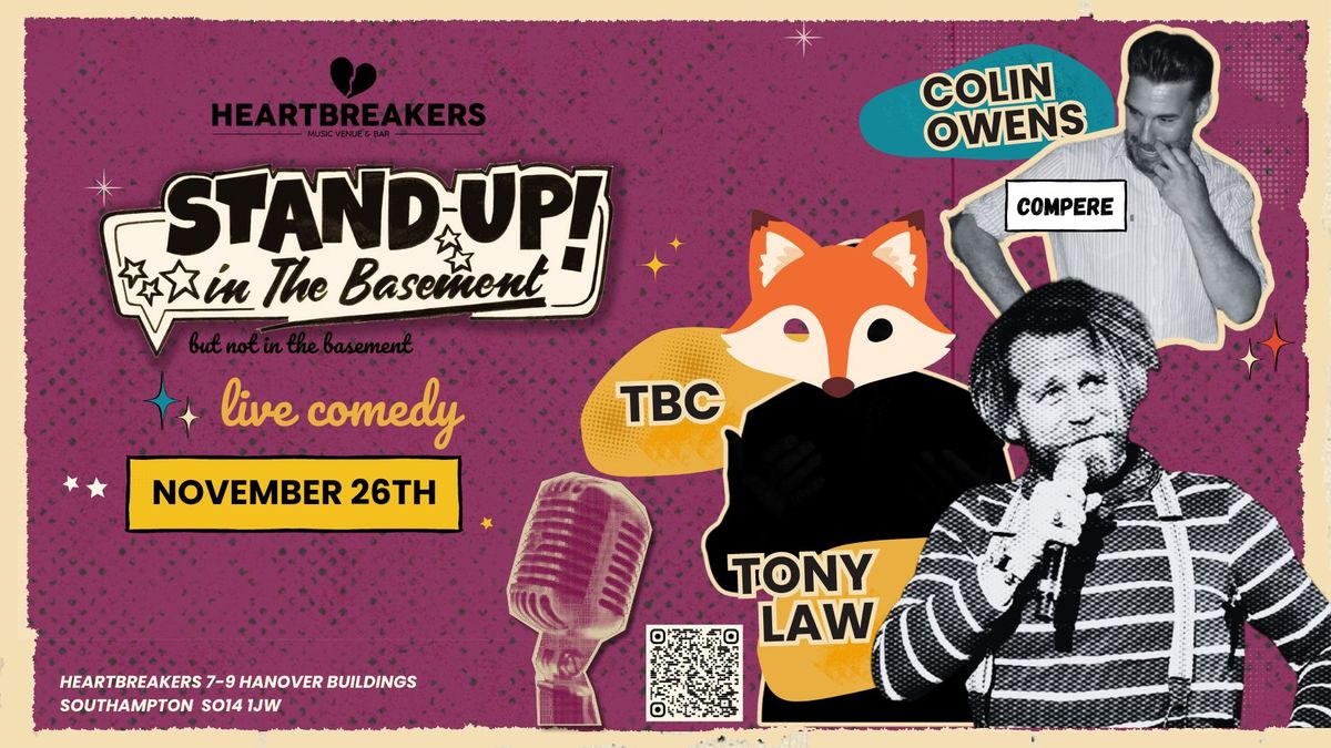 Stand Up in the Basement Comedy - Tony Law | TBC