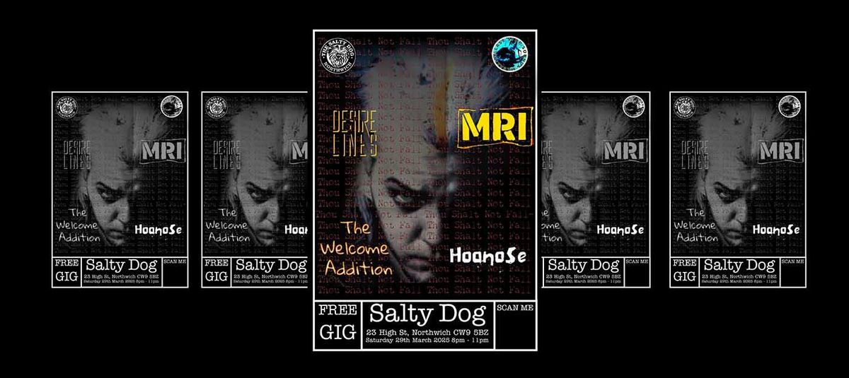 Desire Lines, MRI, The Welcome Additions and Hoonose at The Salty Dog - Saturday 29 March 2025