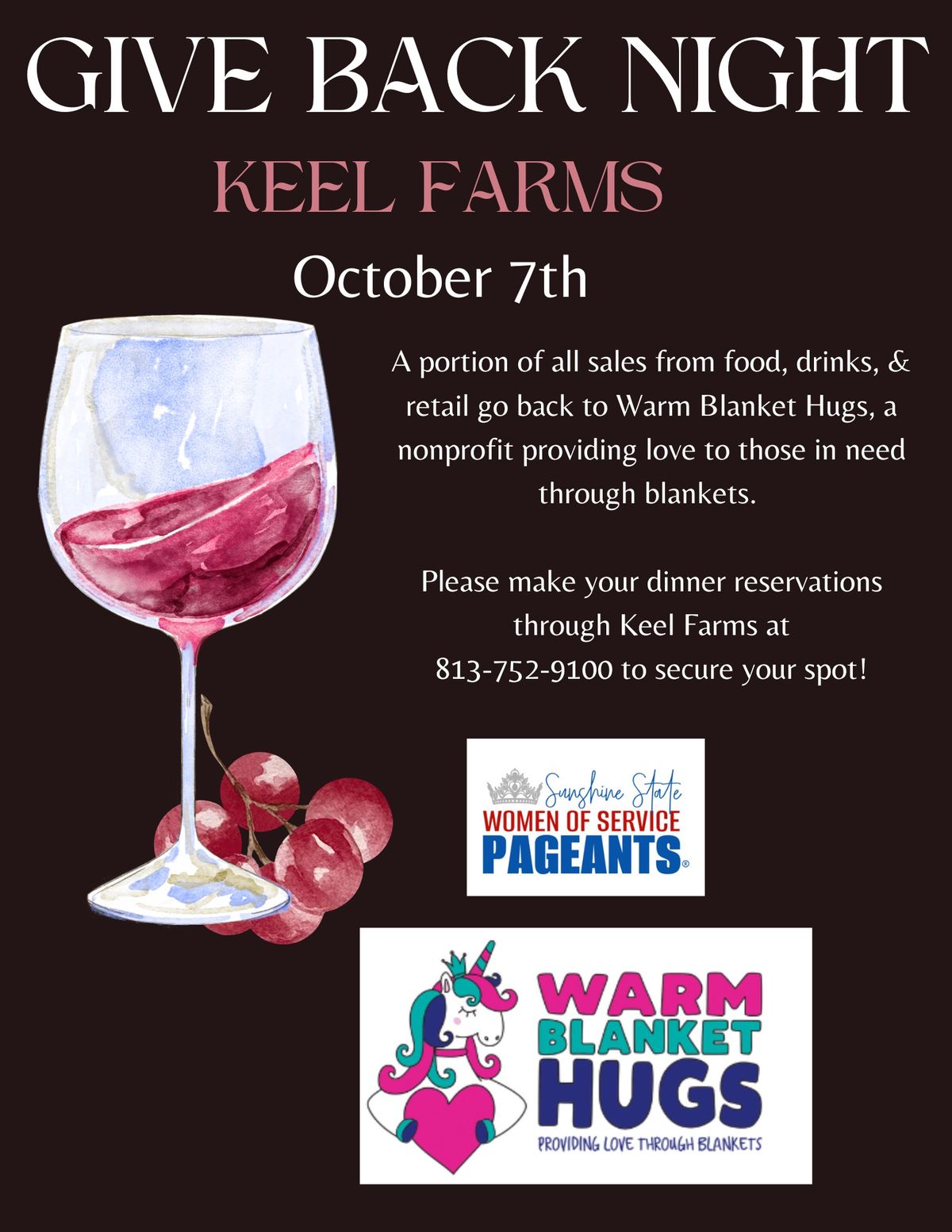 Giveback Night at Keel Farms