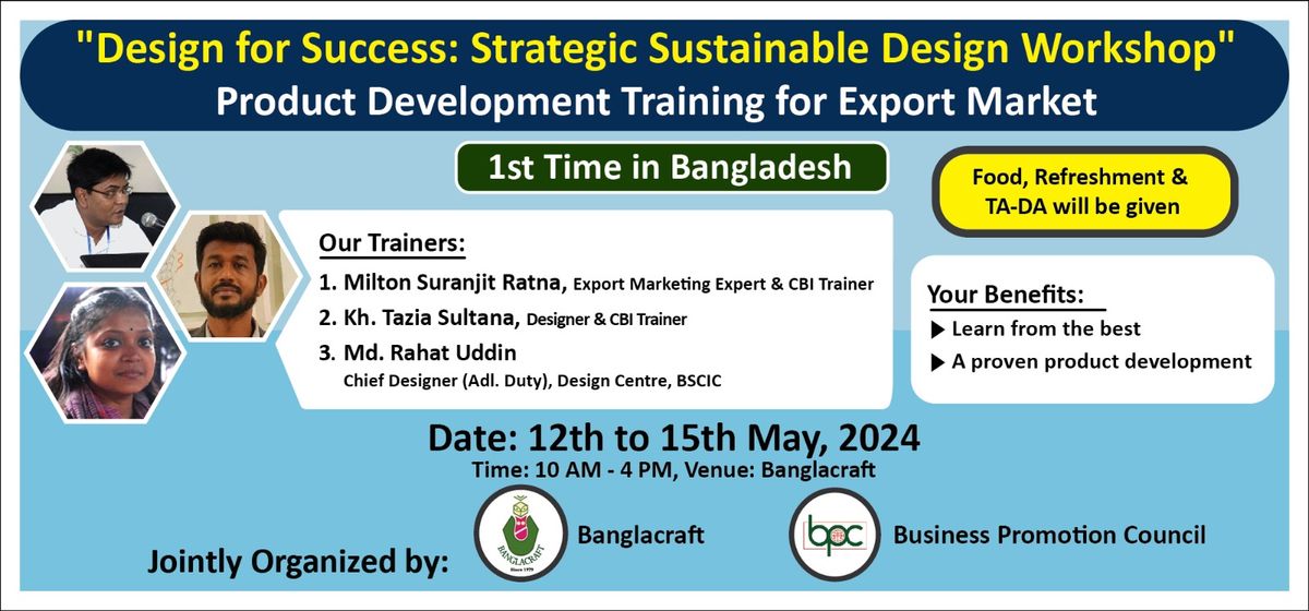 Design for Success: Strategic Sustainable Design Workshop
