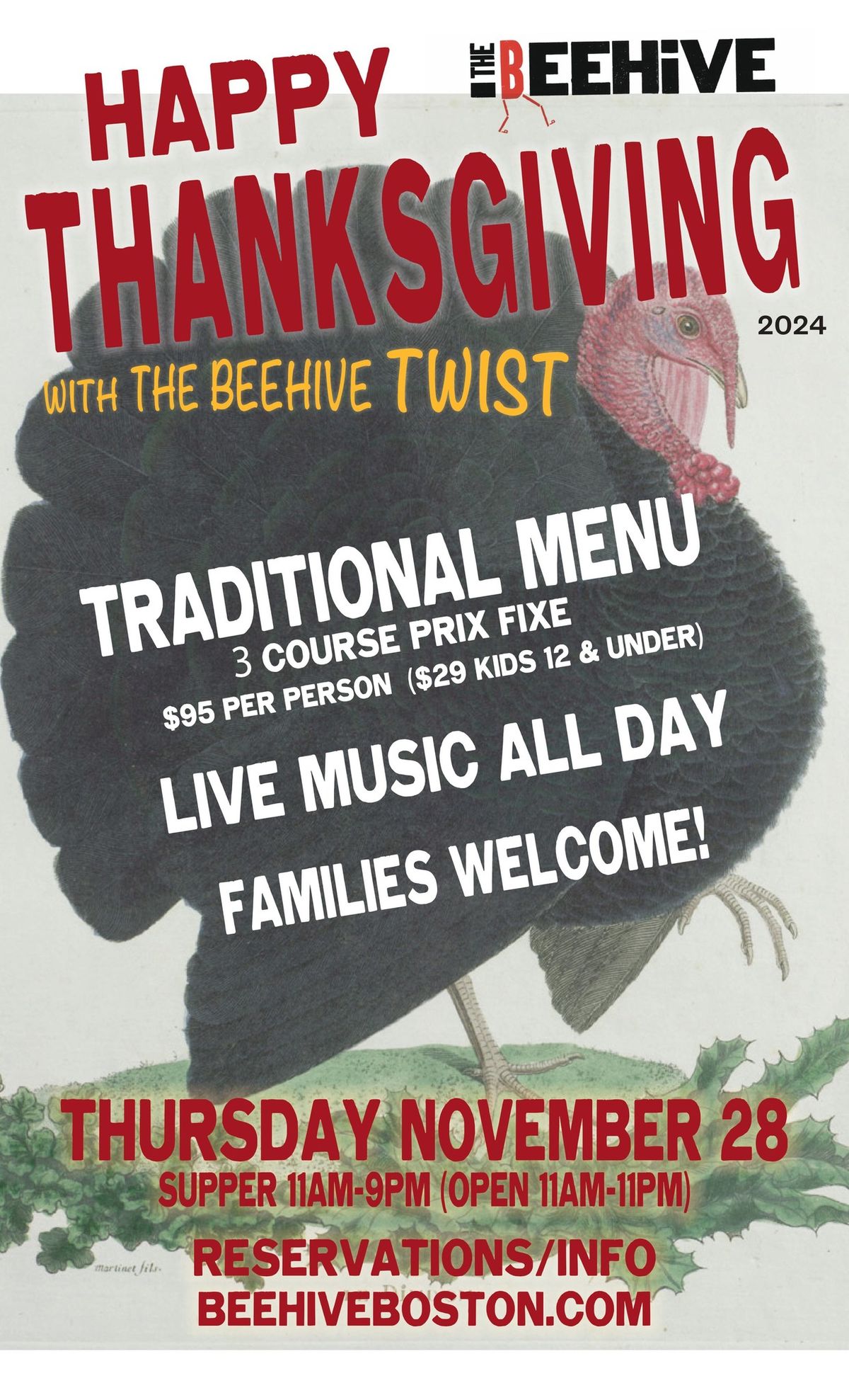 THANKSGIVING WITH THE BEEHIVE TWIST