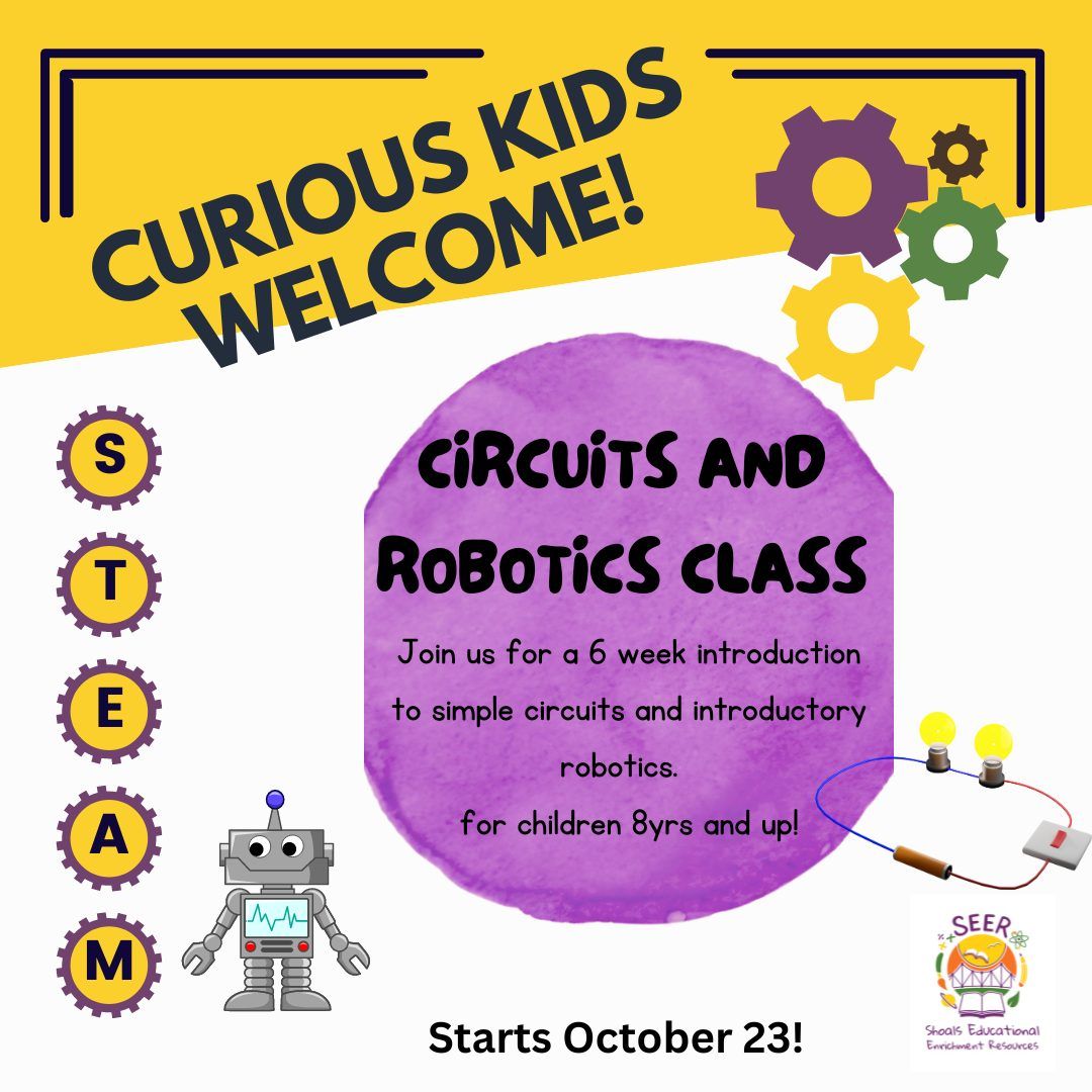 Circuits and Robotics Class - Curious Kids Welcome!