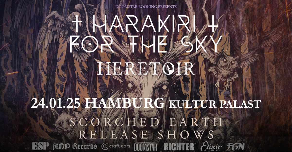 HARAKIRI FOR THE SKY w\/ Special Guest: HERETOIR \u25e5\u25e3 Kultur Palast, Hamburg