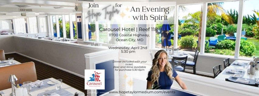 An Evening with Spirit - Carousel Hotel