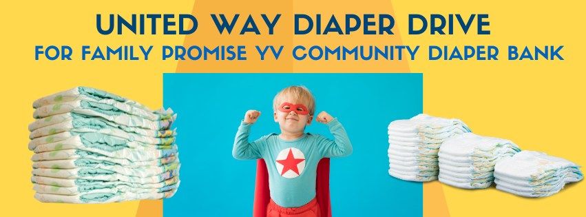 United Way Diaper Drive for the Family Promise YV Diaper Bank