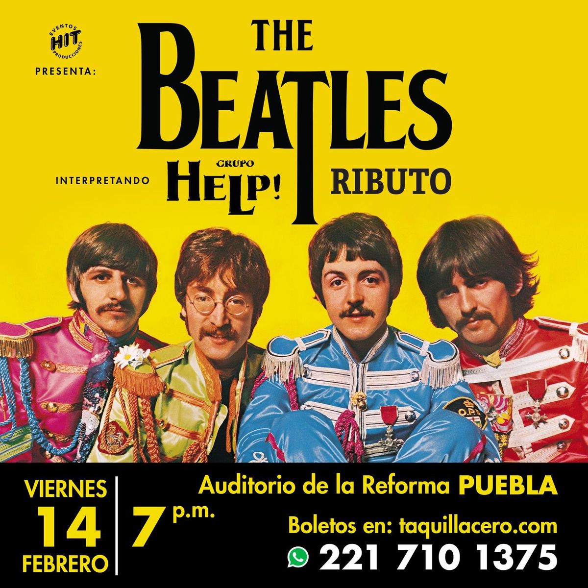 BEATLES - Puebla 14 febrero 