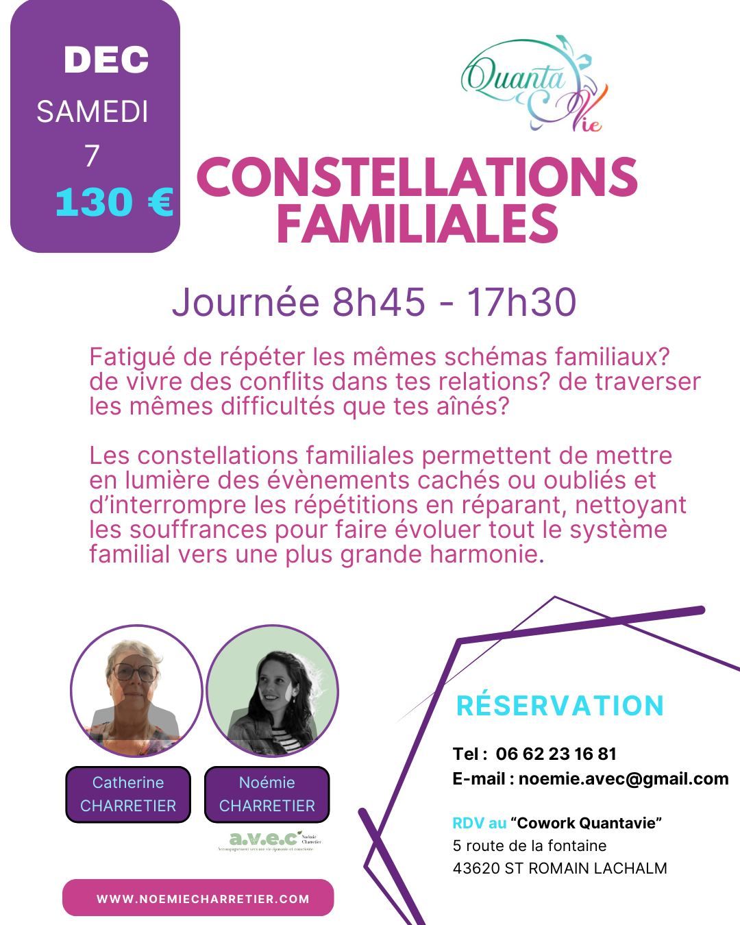 Journ\u00e9e de constellations familiales 