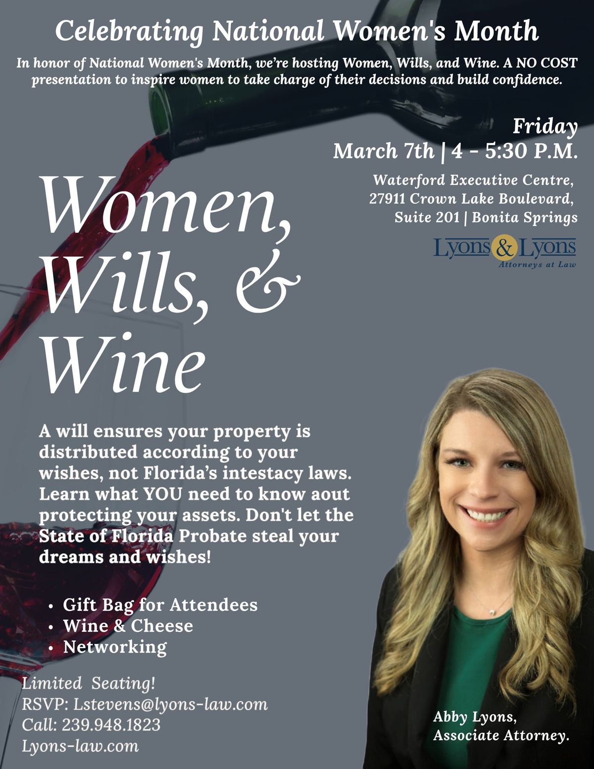 Women, Wills, & Wine