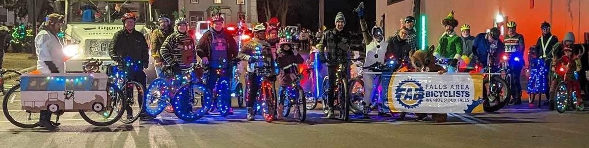 Falls Area Bicyclists 2024 Sioux Falls Parade of Lights