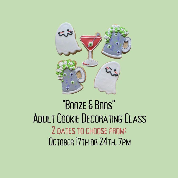 "Booze & Boos" Adult Cookie Decorating Class