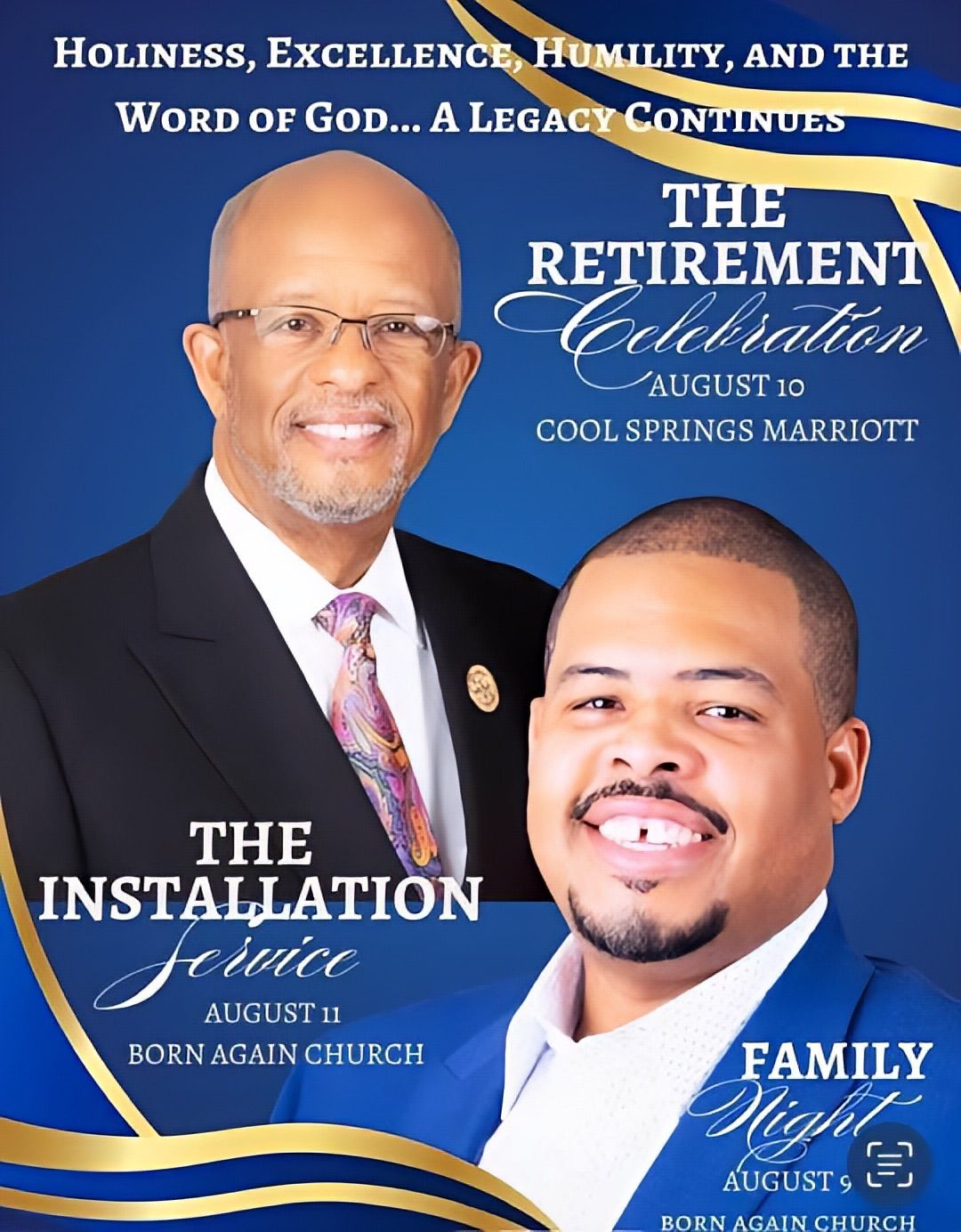 The Retirement Celebration and Installation Service