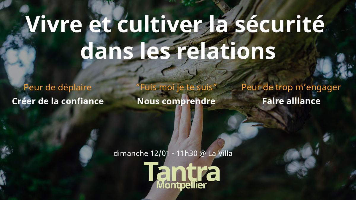 Vivre et cultiver la s\u00e9curit\u00e9 dans la relation