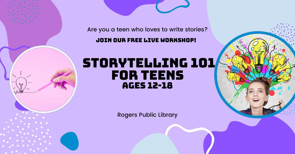 Storytelling 101 LIVE Workshop for Teens