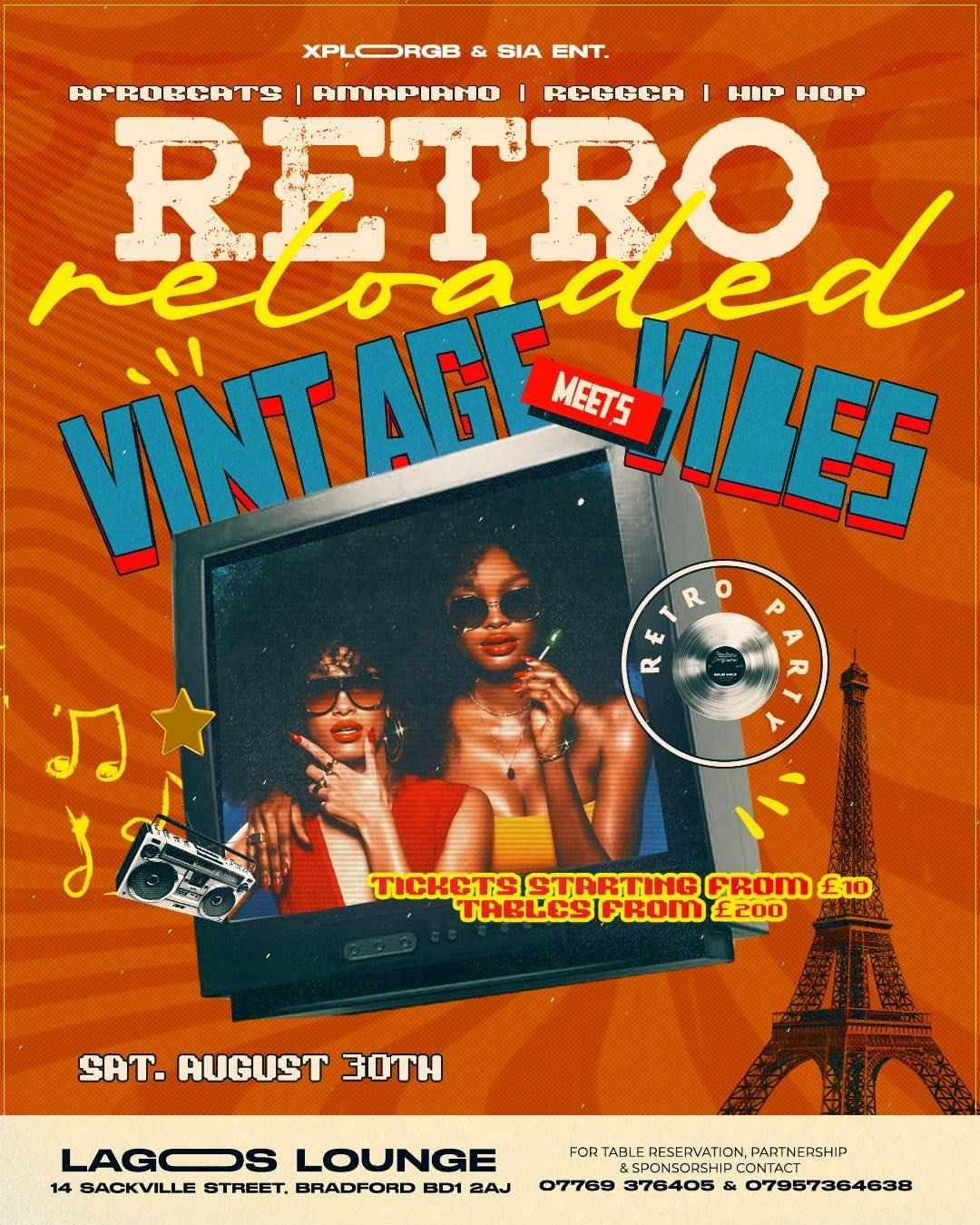 RETRO RELOADED PARTY (OLDIES VS NEWBIES)