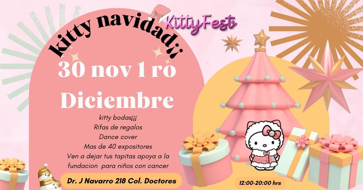 Hello kitty celebra la Navidad 