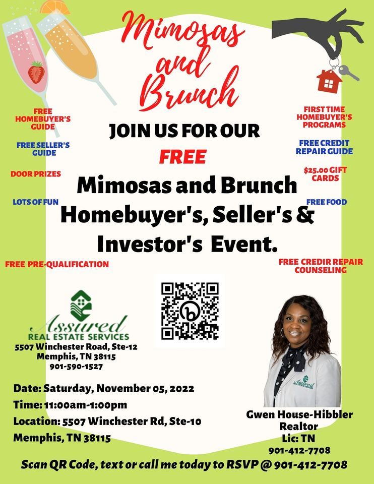 Mimosas and Brunch , Assured Real Estate Services, Bartlett, 5 November