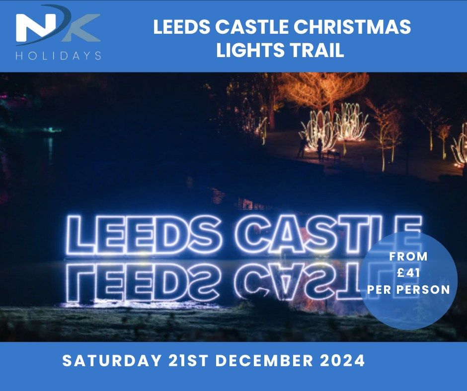 Leeds Castle Christmas Lights Trail 