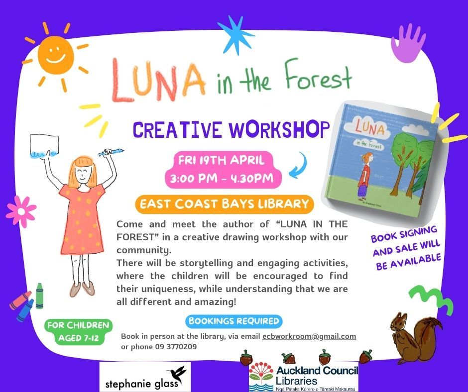 "Luna in the Forest" Creative Workshop with Author Stephanie Glass