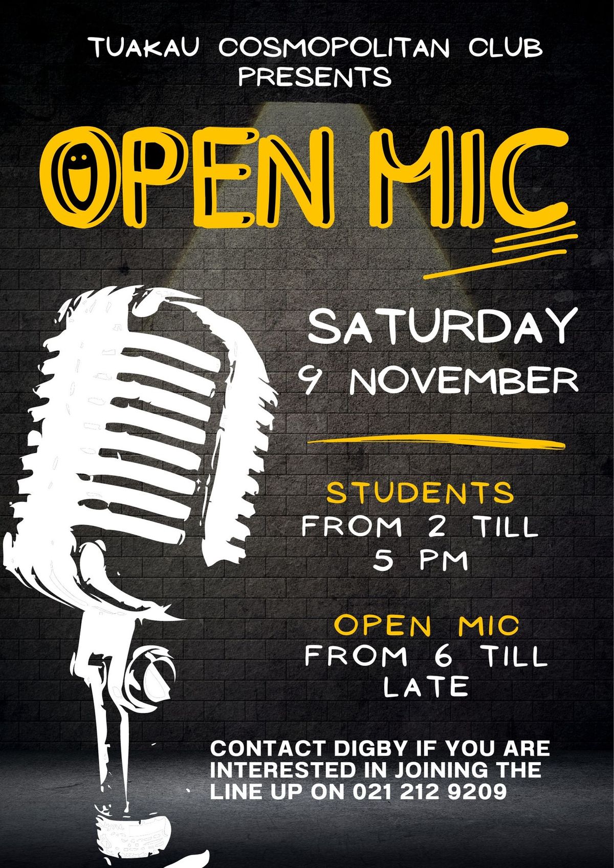 Open Mic Day