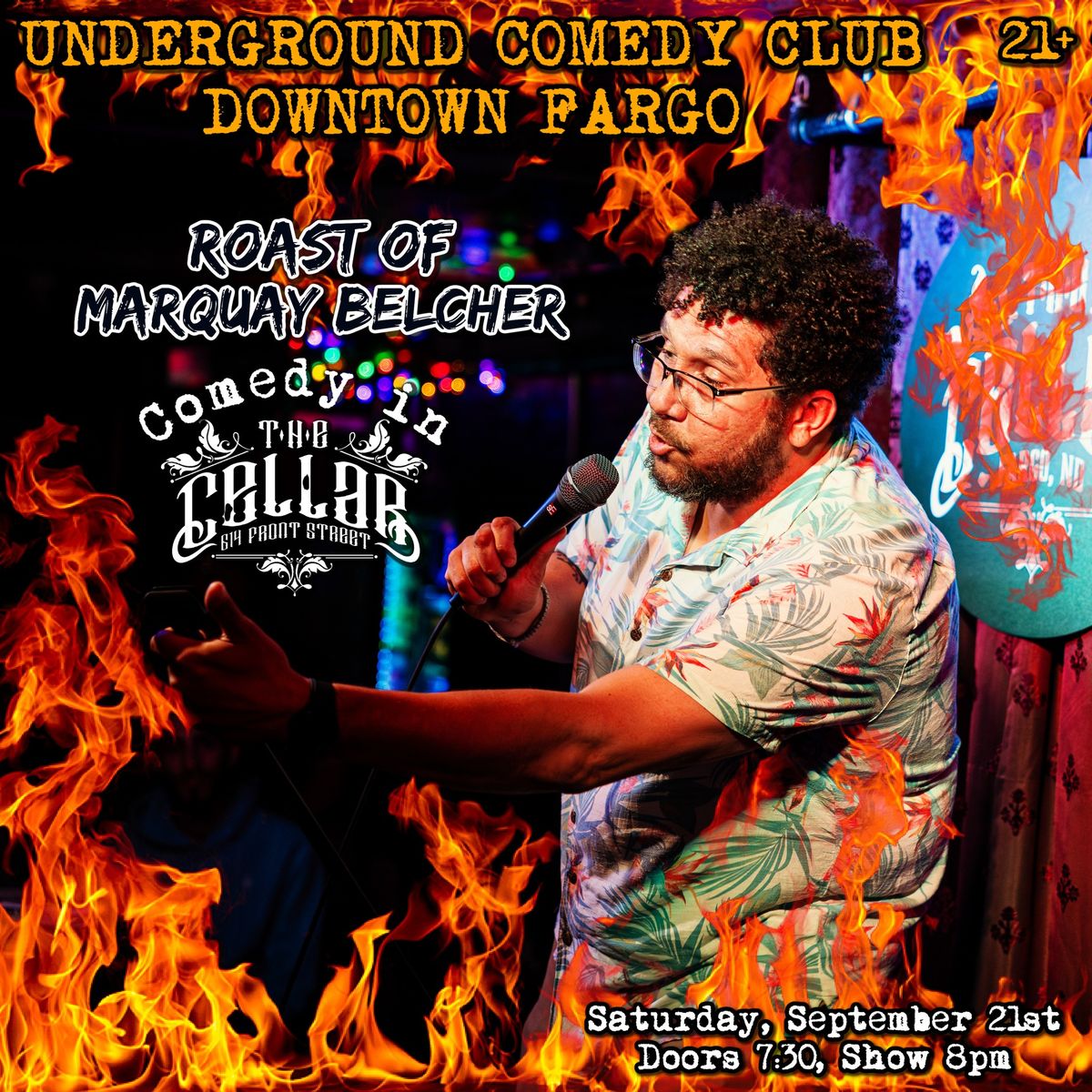 Comedy in the Cellar - Roast of Marquay Belcher