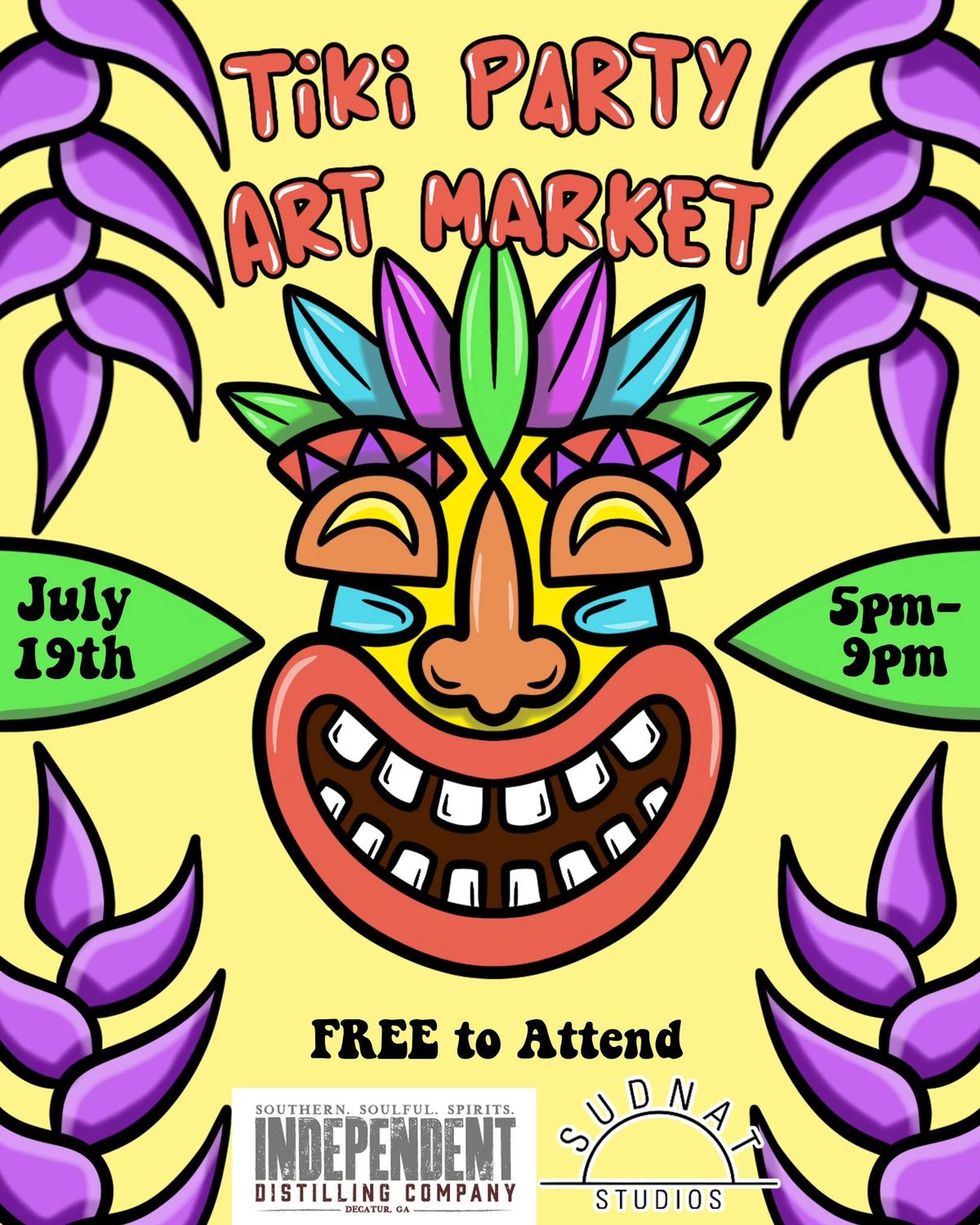 Tiki Party Art Market