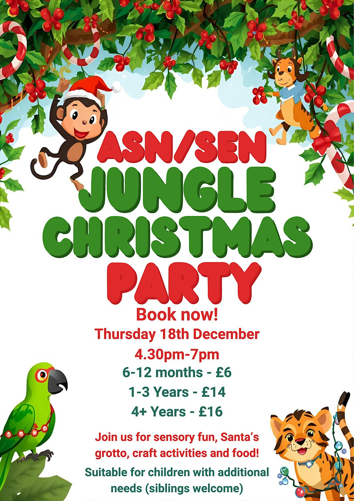 ASN\/SEN Jungle Christmas Party