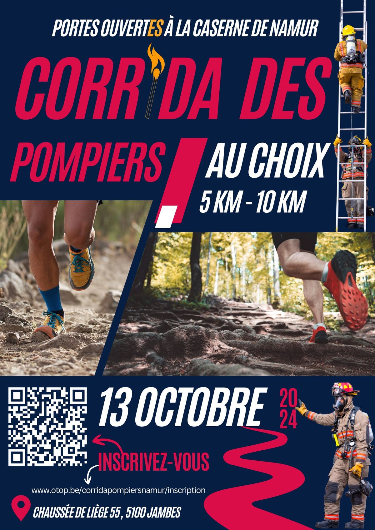 Corrida des pompiers de Namur