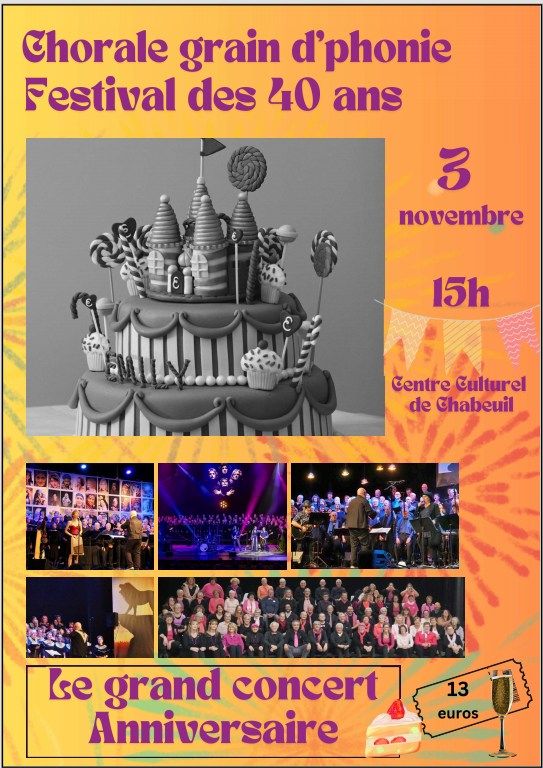 Le Grand Concert Anniversaire !