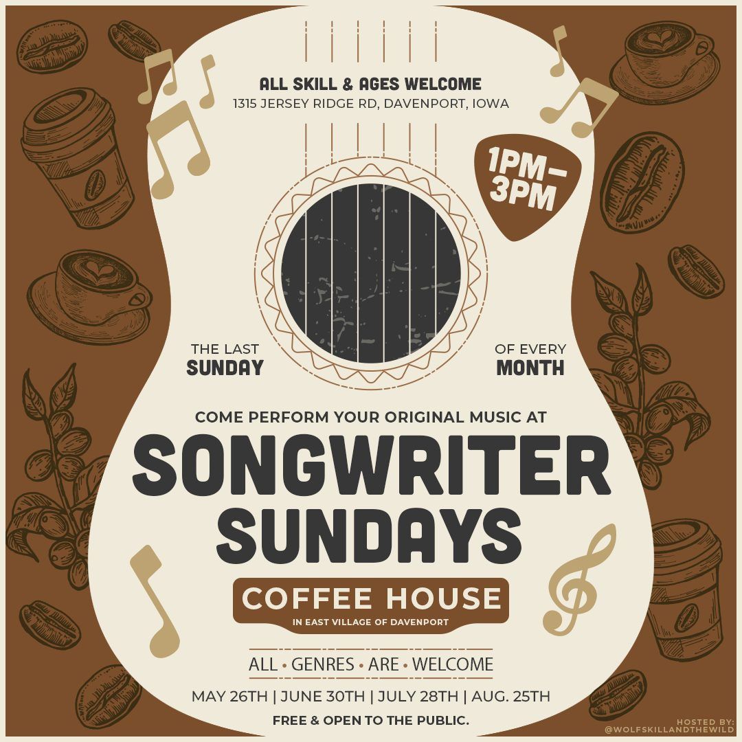 Songwriter Sundays At Coffee House | Hosted By Wolfskill & The Wild