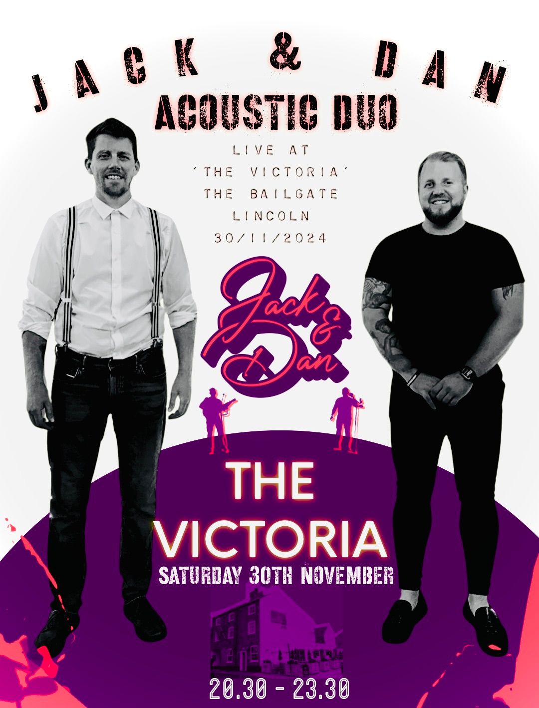 The Victoria Pub, Lincoln | Jack & Dan Acoustic Duo | Saturday 30th November | 8.30PM