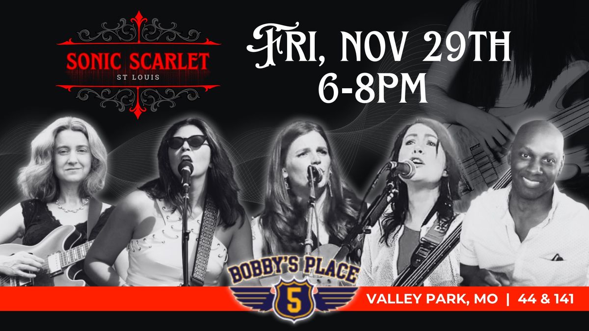 Live Music: Sonic Scarlet at Bobby's Place