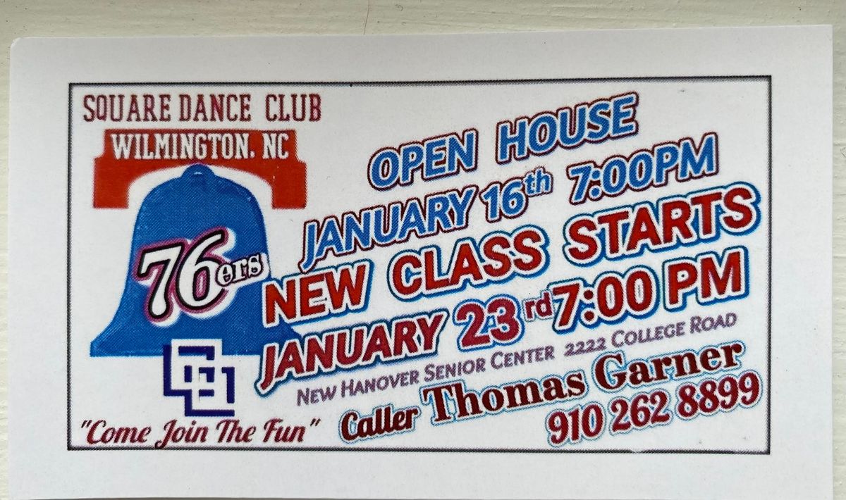 Open House and Lessons Starting in January