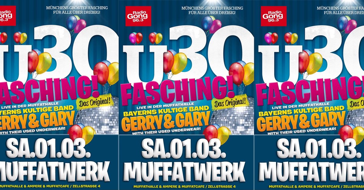 \ud83c\udf89Radio Gong \u00dc30 Fasching Live mit Gerry & Gary\ud83c\udf89