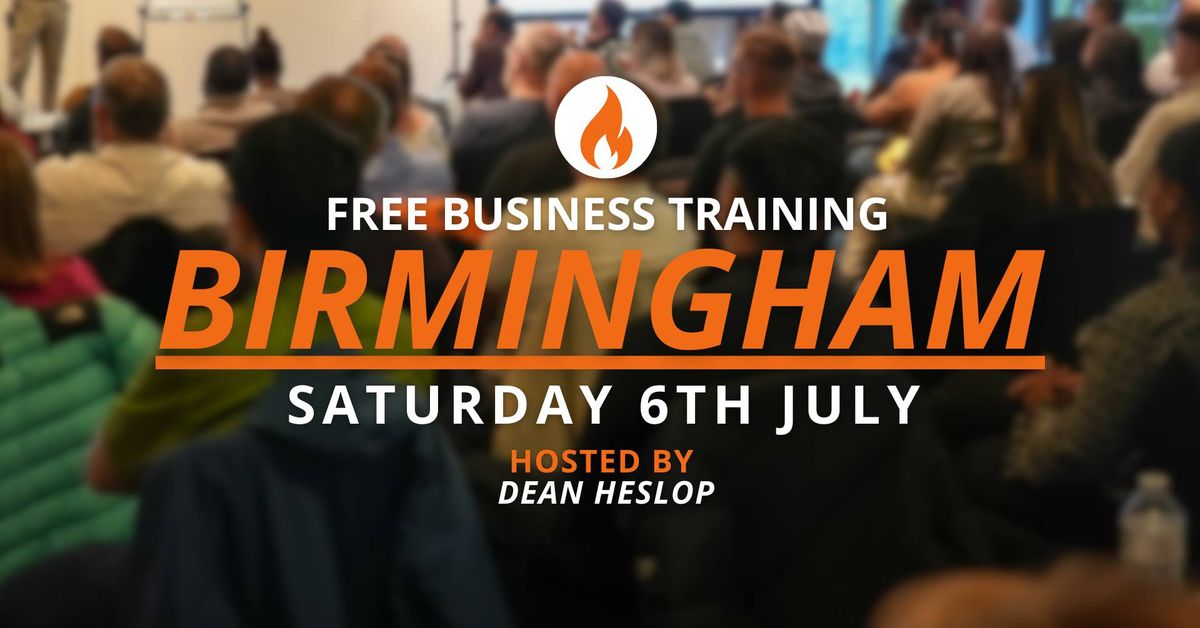 FREE Business Training - BIRMINGHAM