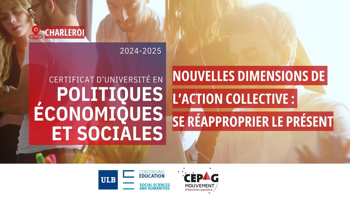 Certificat d'Universit\u00e9 en Politiques \u00e9conomiques et sociales 2024-2025