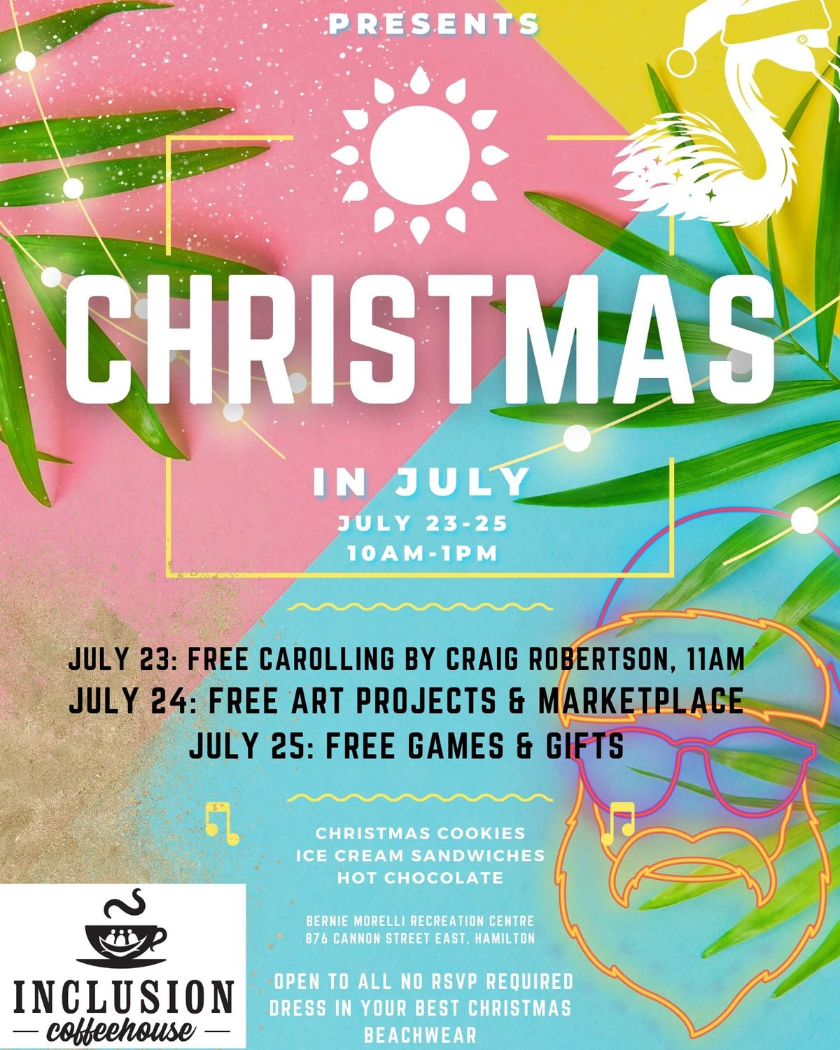 Christmas in July at Inclusion Coffeehouse!!!