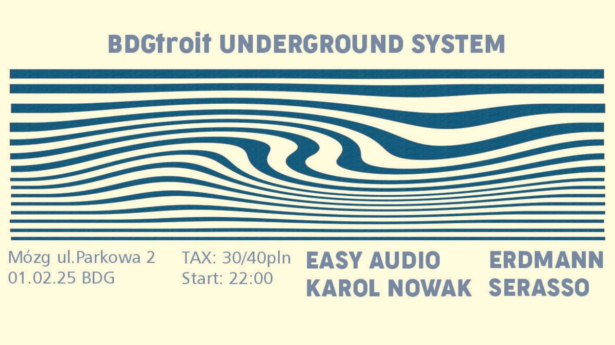 BDGtroit UNDERGROUND SYSTEM