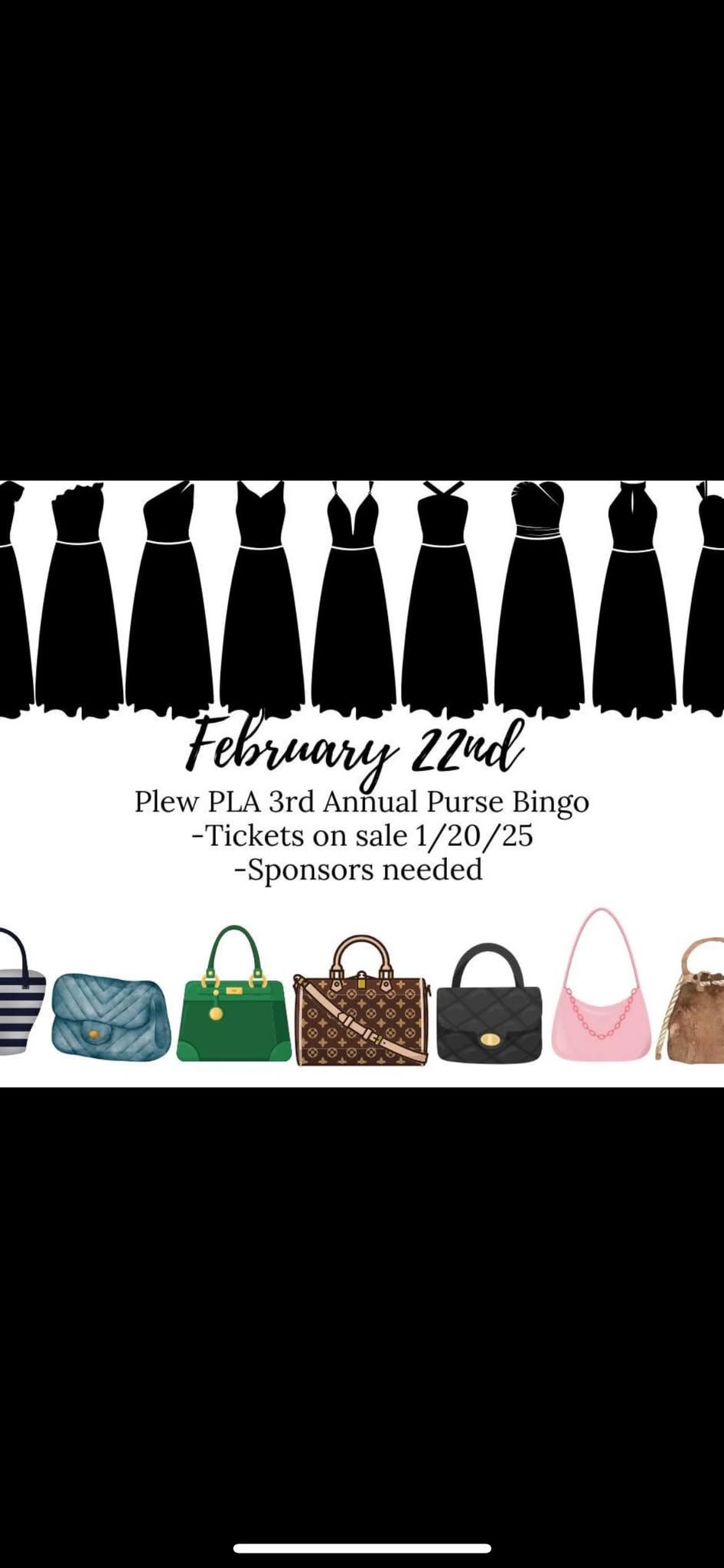 3rd Annual Plew PLA Purse Bingo