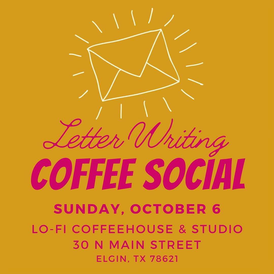 Letter Writing Coffee Social