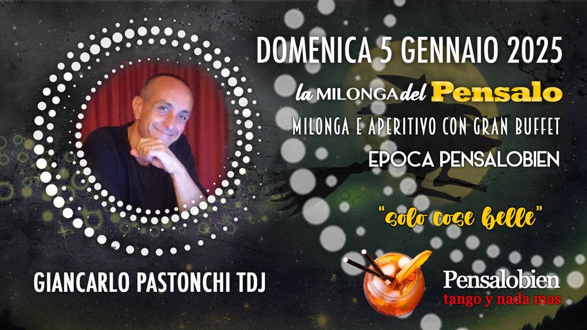 Domenica 5 Gennaio dalle 18:00! Pensalo con cena a buffet