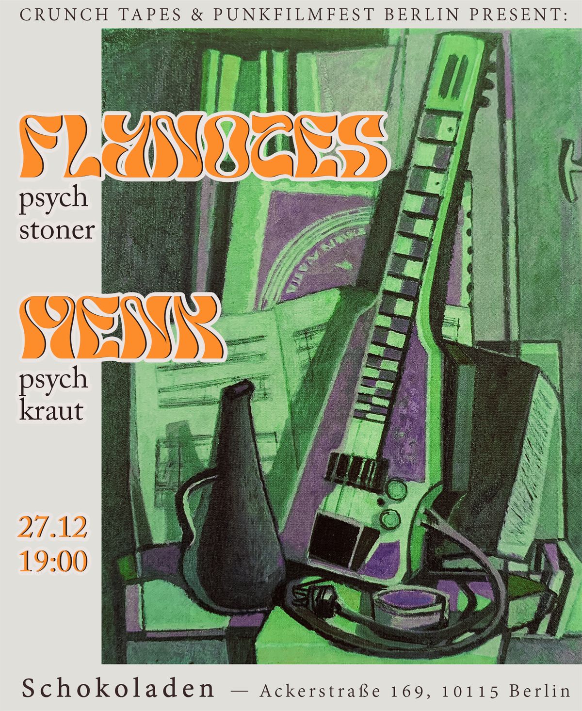 Flynotes (psych \/ stoner) + Menk (psych \/ kraut)