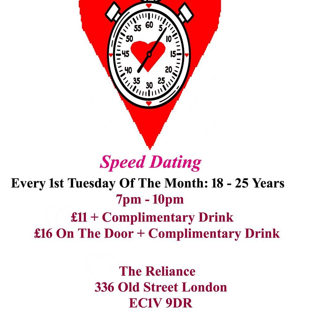 Speed Dating. 18 -  25 years. Tuesdays