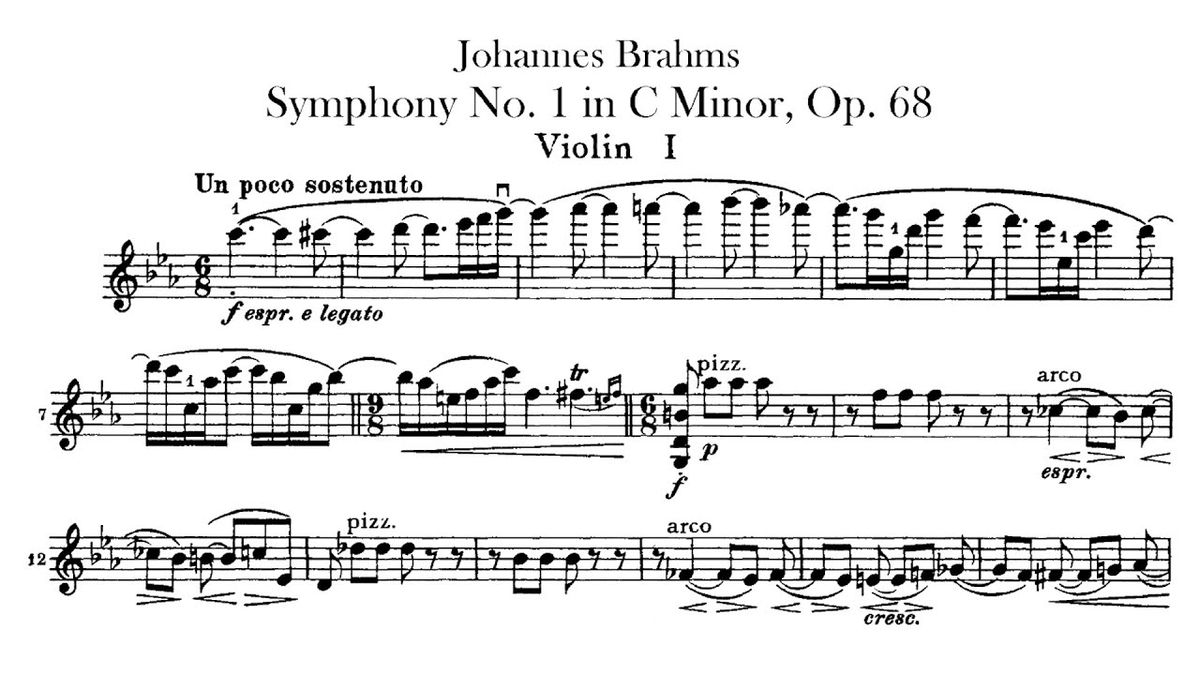 Brahms First Symphony