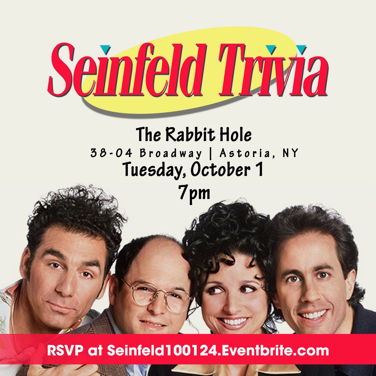 Seinfeld Trivia - CASH PRIZES, FREE to join