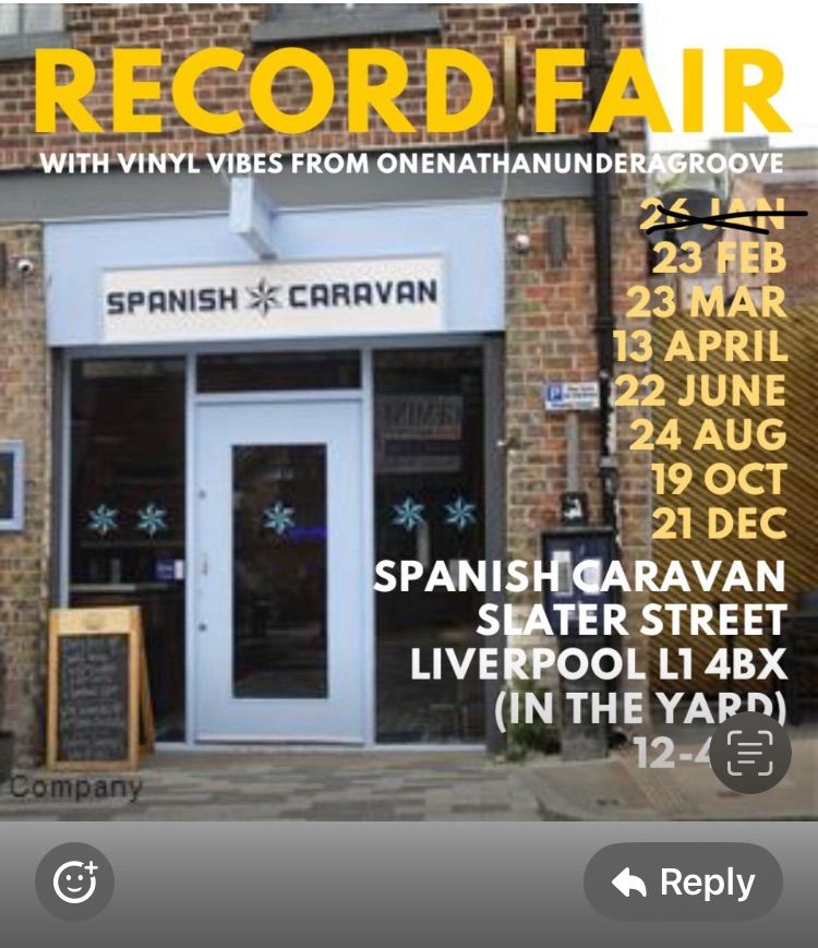 Grooveandgrindrecordfair @spanishcaravan #liverpooll