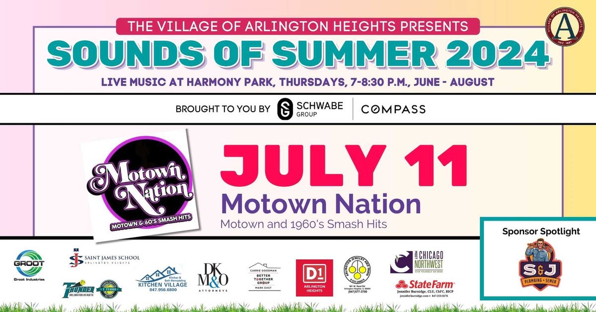 Arlington Heights Sounds of Summer: Motown Nation 