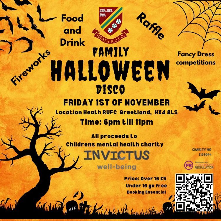 Invictus Wellbeing Family Halloween Disco