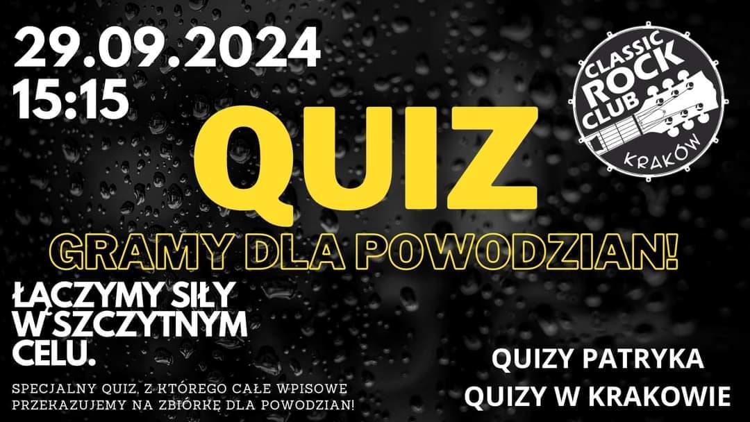 \u0141\u0105czymy si\u0142y w szczytnym celu - QUIZ - gramy dla powodzian!