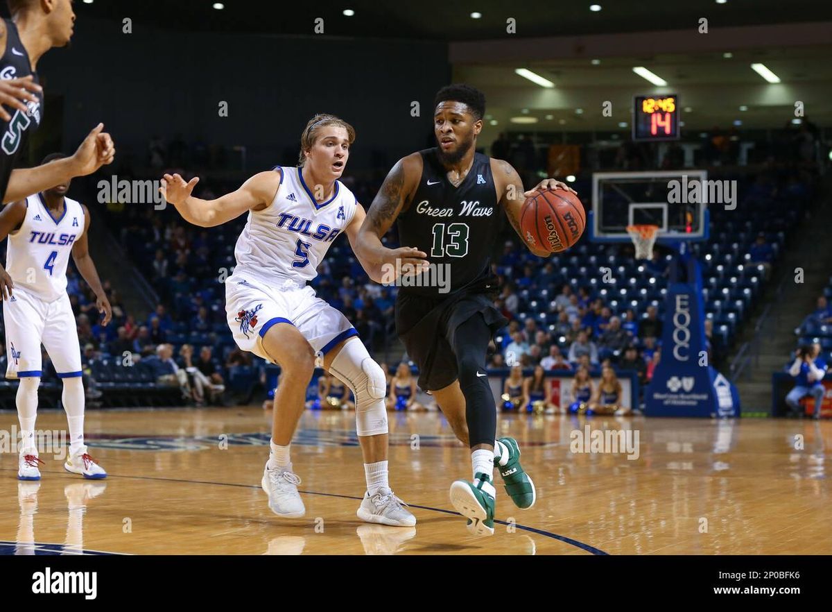 Tulsa Golden Hurricane at Tulane Green Wave Mens Basketball