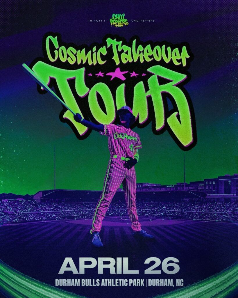 Cosmic Takeover Tour - Tri-City Chili Peppers vs Durham Bulls at Durham Bulls Athletic Park